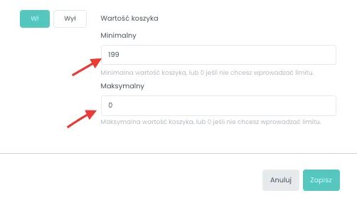 Dalsza instrukcja ustawienia wywoływacza