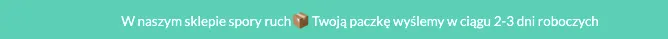 Pasek informujący o opóźnieniach w dostawie