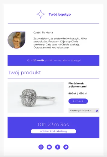 Trust Basket - e-mail ratujący koszyk